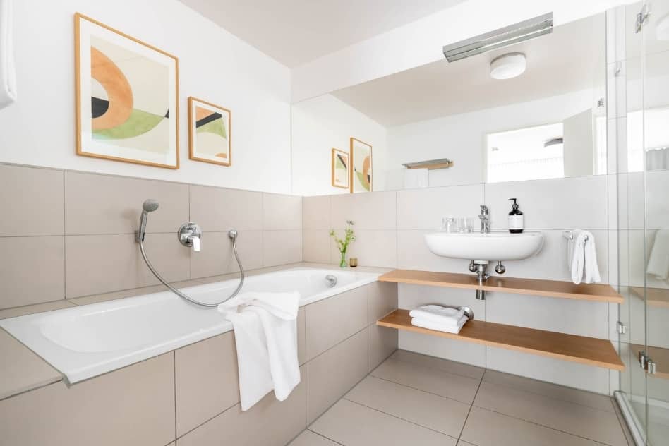 Suite Badezimmer Badewanne Ferienwohnung Suite Badezimmer Badewanne