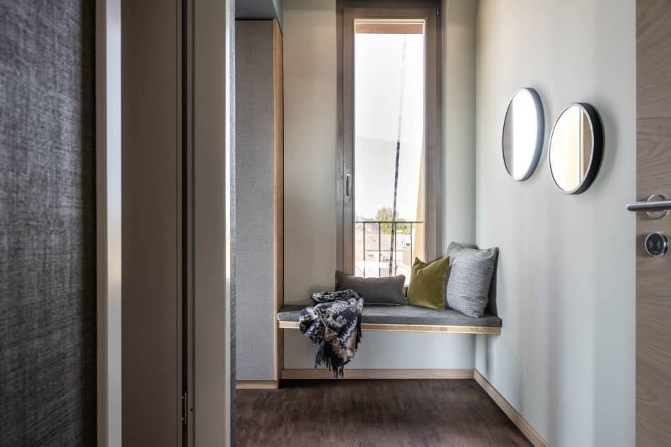 Hotel Fischbach Doppelzimmer Zimmertyp Panorama und Flur Hotel Fischbach Doppelzimmer Zimmertyp Panorama Flur Hotelzimmer