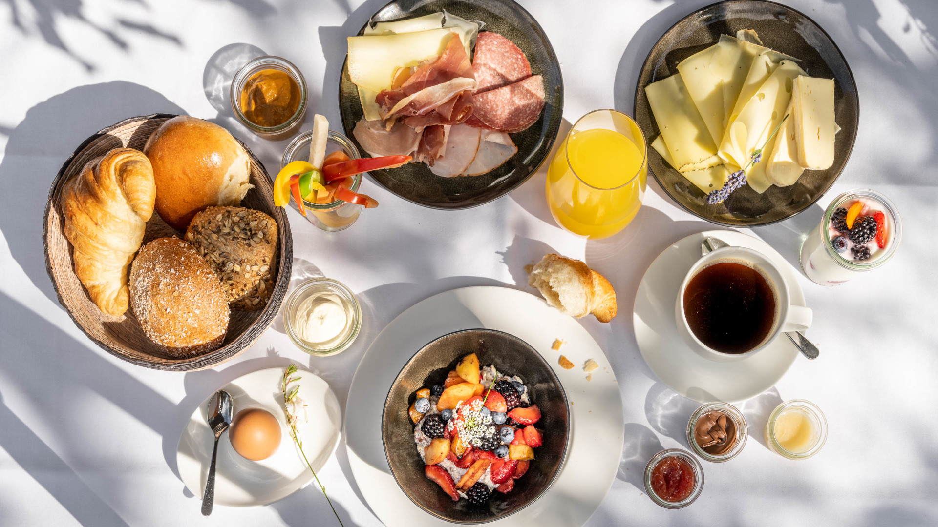 frühstück crossaints